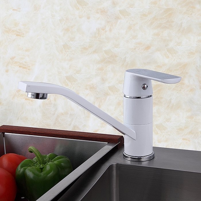 Смеситель для кухни Frap H31 F4531 белый, хром