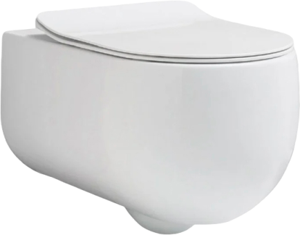 Унитаз подвесной Kerasan Flo 311130 безободковый, белый матовый