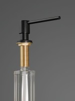 Дозатор для кухонной мойки AltroBagno Flusso 080505MB матовый черный