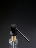 Дозатор для кухонной мойки AltroBagno Flusso 080505MB матовый черный