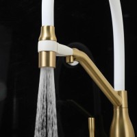 Смеситель для кухни Frap F4397-3 золотой сатин