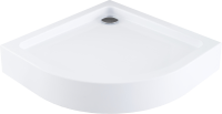 Поддон для душа Aquanet GL180 80x80 четверть круга