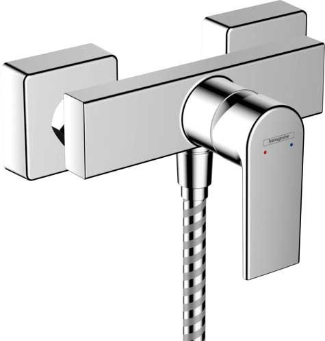Смеситель для душа Hansgrohe Vernis Shape 71650000 + Душевой гарнитур Hansgrohe Croma 100 Vario 27772000 Unica'C