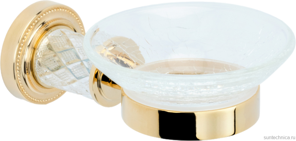 Мыльница Boheme Murano Cristal 10903-CRST-G золото