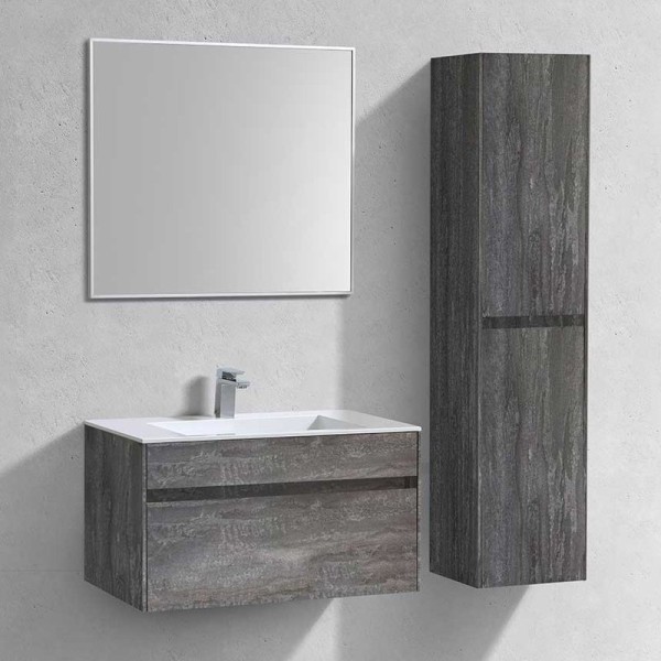 Мебель для ванной комнаты Vincea Chiara 80 камень