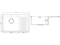 Мойка кухонная Seaman Eco Marino SMB-7851PRS с клапан-автоматом Мойка кухонная Seaman Eco Marino SMB-7851PRS с клапан-автоматом