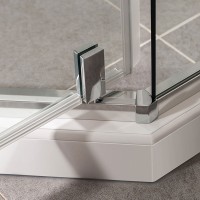 Душевой уголок Vincea Slim-U VSP-2SU900CL 90x90 см, профиль хром, стекло прозрачное