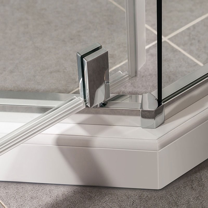 Душевой уголок Vincea Slim-U VSP-2SU900CL 90x90 см, профиль хром, стекло прозрачное