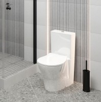 Унитаз-компакт напольный Керамин Сканди Slim МЛ CDB00029301 белый