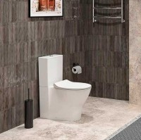 Унитаз-компакт напольный Керамин Сканди Slim МЛ CDB00029301 белый