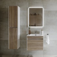 Мебель для ванной комнаты Sancos Smart 60 см дуб бардолино