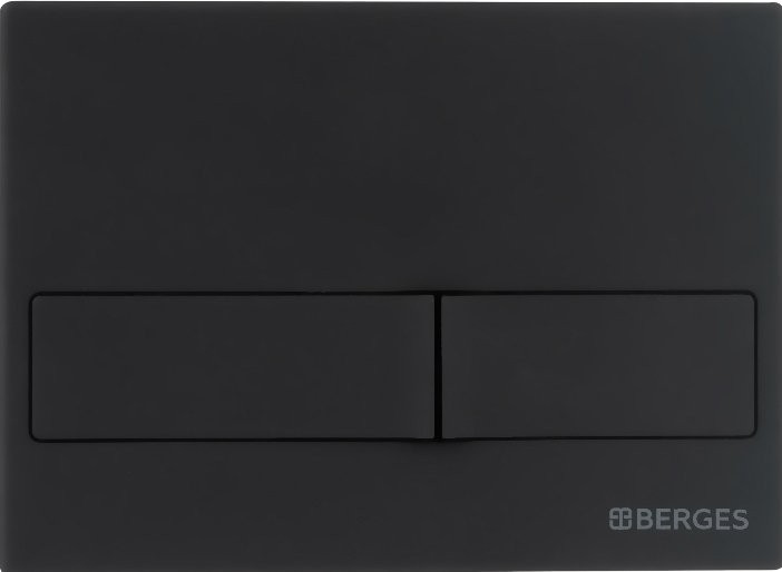 Комплект Berges Novum 047215 кнопка черная