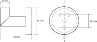 Крючок Bemeta Dark 104206020