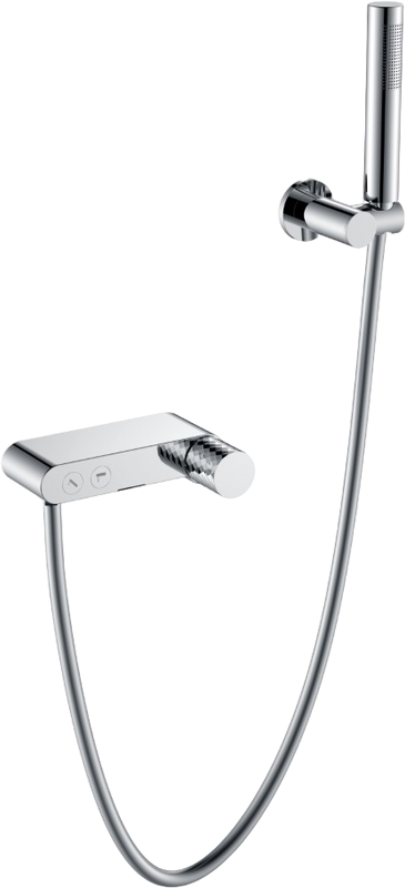 Смеситель для ванны с душем Boheme Stick 123-CRCR chrome diamond chrome