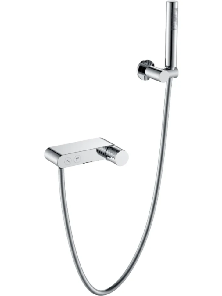 Смеситель для ванны с душем Boheme Stick 123-CRCR chrome diamond chrome