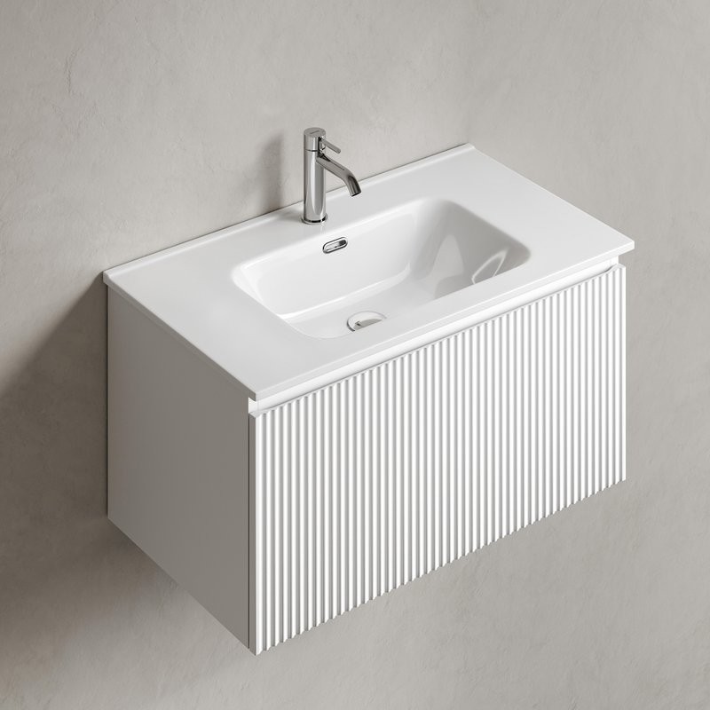 Тумба под раковину без столешницы Sancos Snob R 1.0 80 bianco