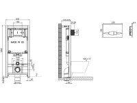 Комплект Унитаз подвесной Jacob Delafon Patio + Крышка July - Brive 017503 с микролифтом, петли хром + Инсталляция E21822-CP с кнопкой хром