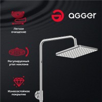 Душевая стойка Agger Merry A1394400 хром