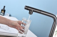 Смеситель для кухни Paulmark Urban Ur213104-GM вороненая сталь Смеситель для кухни Paulmark Urban Ur213104-GM вороненая сталь