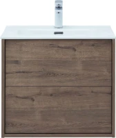 Тумба с раковиной Aquanet Lino 60 дуб веллингтон, Flat 60