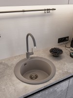 Мойка кухонная Emar Quartz EMQ-1475.C Алмаз Мойка кухонная Emar Quartz EMQ-1475.C Алмаз