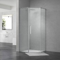 Душевой уголок Terminus Альба 04 4EW100х100C 100х100, хром