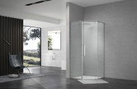 Душевой уголок Terminus Альба 04 4EW100х100C 100х100, хром