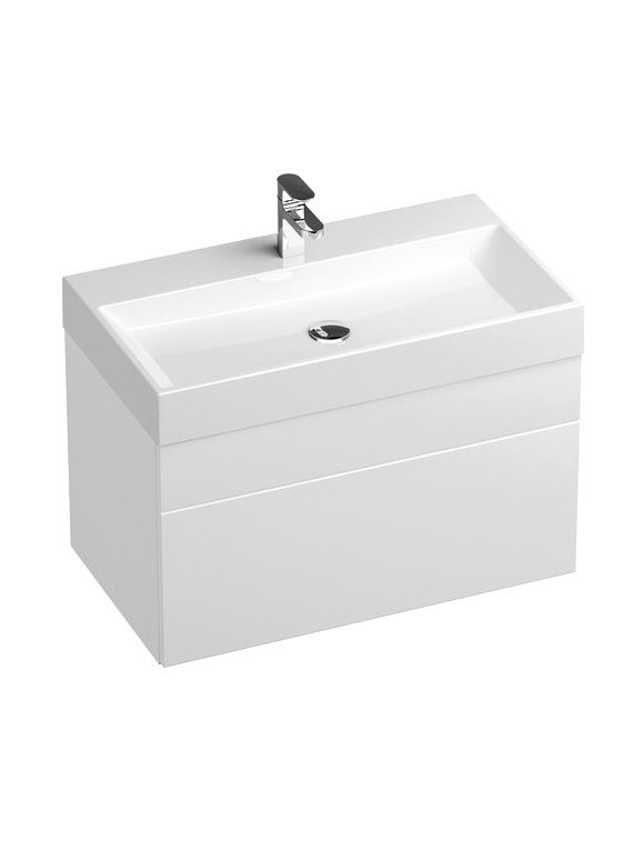 Тумба под раковину без столешницы Ravak Natural SD 80 глянцевая белая