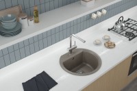 Мойка кухонная Domaci Римини DGD 51-435 бежевая Мойка кухонная Domaci Римини DGD 51-435 бежевая