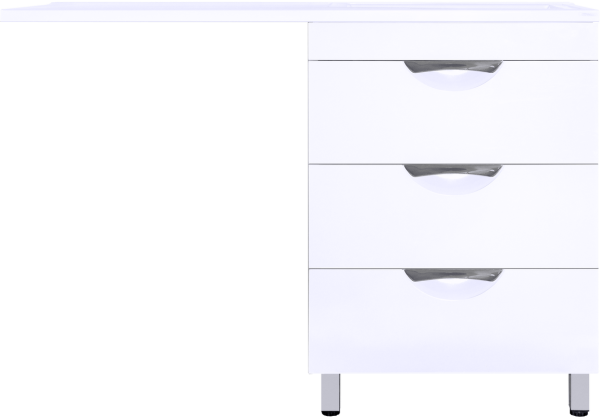 Тумба с раковиной Style Line Жасмин 60 Люкс Plus белая, для стиральной машины R