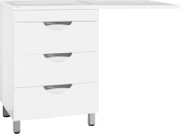 Тумба с раковиной Style Line Жасмин 60 Люкс Plus белая, для стиральной машины R