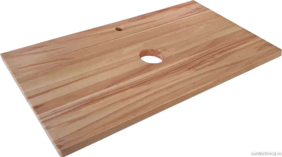 Мебель для ванной комнаты Jorno Wood 100, серая, светлая столешница