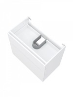 Тумба с раковиной Teymi Laina 80 напольная, матовая белая