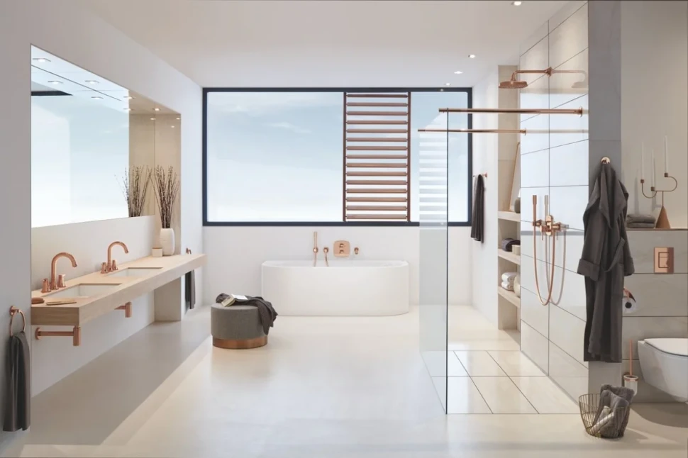 Кронштейн для верхнего душа Grohe Grandera 27986DA0 теплый закат