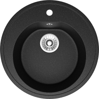 Мойка кухонная Domaci Болонья М-03-002 черная Мойка кухонная Domaci Болонья М-03-002 черная