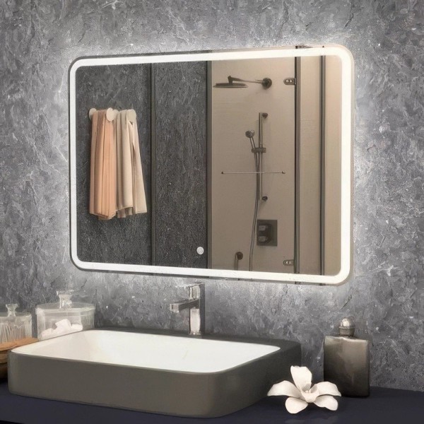 Зеркало Emmy Гретта 250556 120 стандарт, с подсветкой