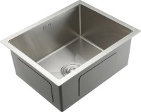 Мойка кухонная Gappo GS5040 с коландером, сатин