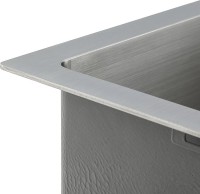 Мойка кухонная Gappo GS5040 с коландером, сатин