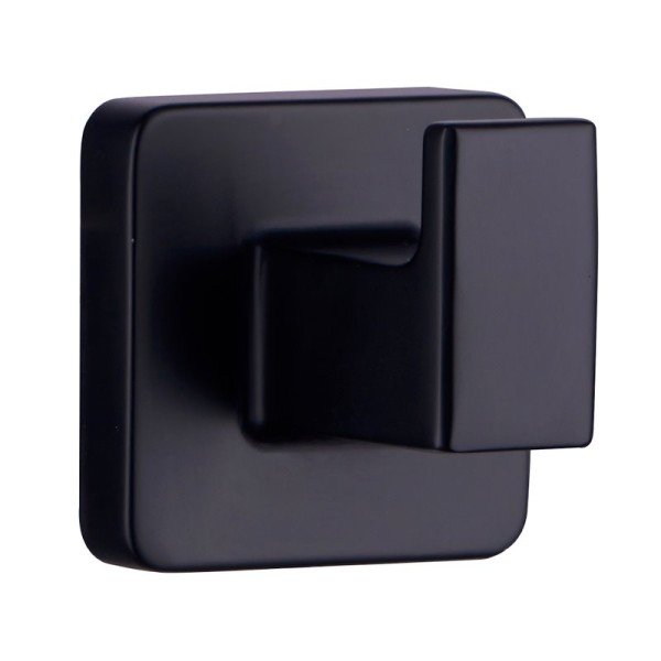 Крючок Fashun A26-7 A2605-1-7 матовый черный, на шурупах