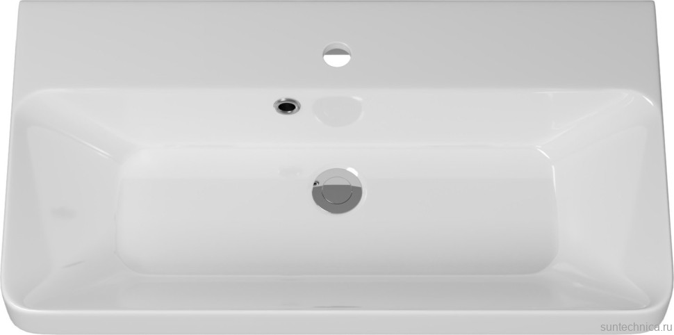 Тумба с раковиной Dreja Luxury 70 подвесная, серый базальт