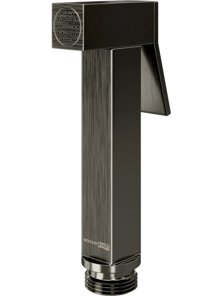 Гигиенический душ Wasserkraft A215 с фиксатором, оружейная сталь