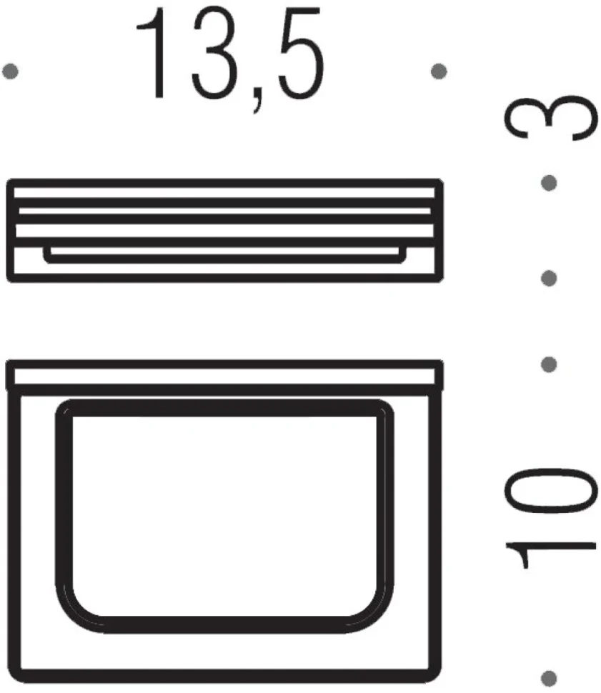 Набор Стакан Colombo Design Look B1641.NM + Мыльница B1601.NM
