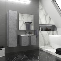 Зеркало Brevita Mars 100 черное матовое