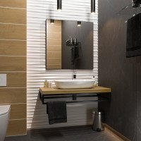 Зеркало Brevita Mars 100 черное матовое