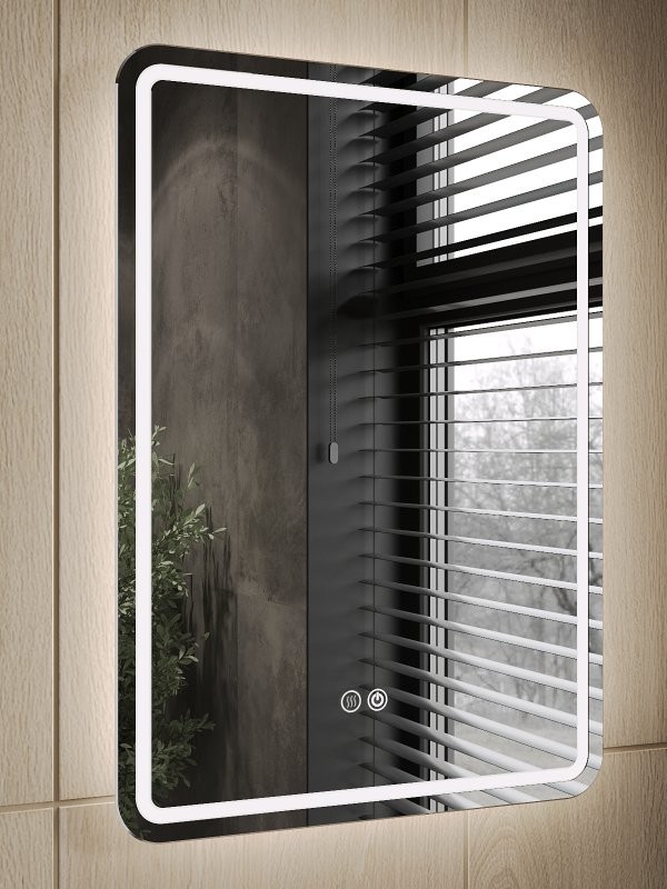 Зеркало Orange Nature 50 с подсветкой, с антизапотевателем