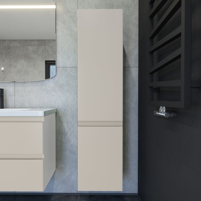 Шкаф-пенал для ванной Caprigo Forte 35 R беж лайт