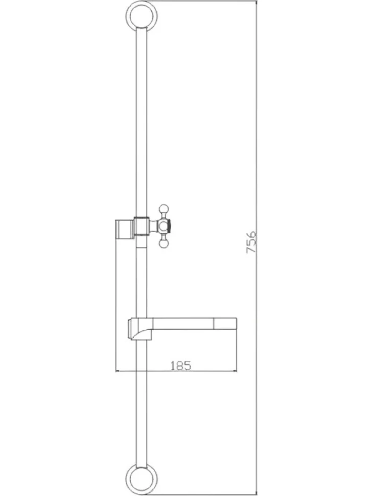Душевая штанга Haiba HB8010