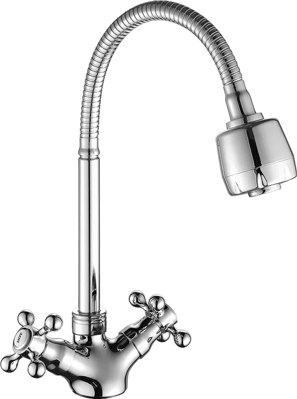 Смеситель для кухни Fashun A4319-A с гибким изливом, хром