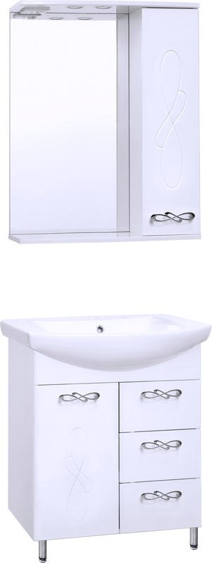 Мебель для ванной комнаты Style Line Венеция 65 белая