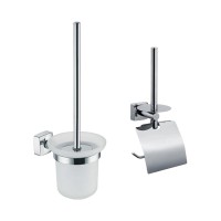 Набор Держатель Fixsen Kvadro 61310E + Ершик 61313 Набор Держатель Fixsen Kvadro 61310E + Ершик 61313